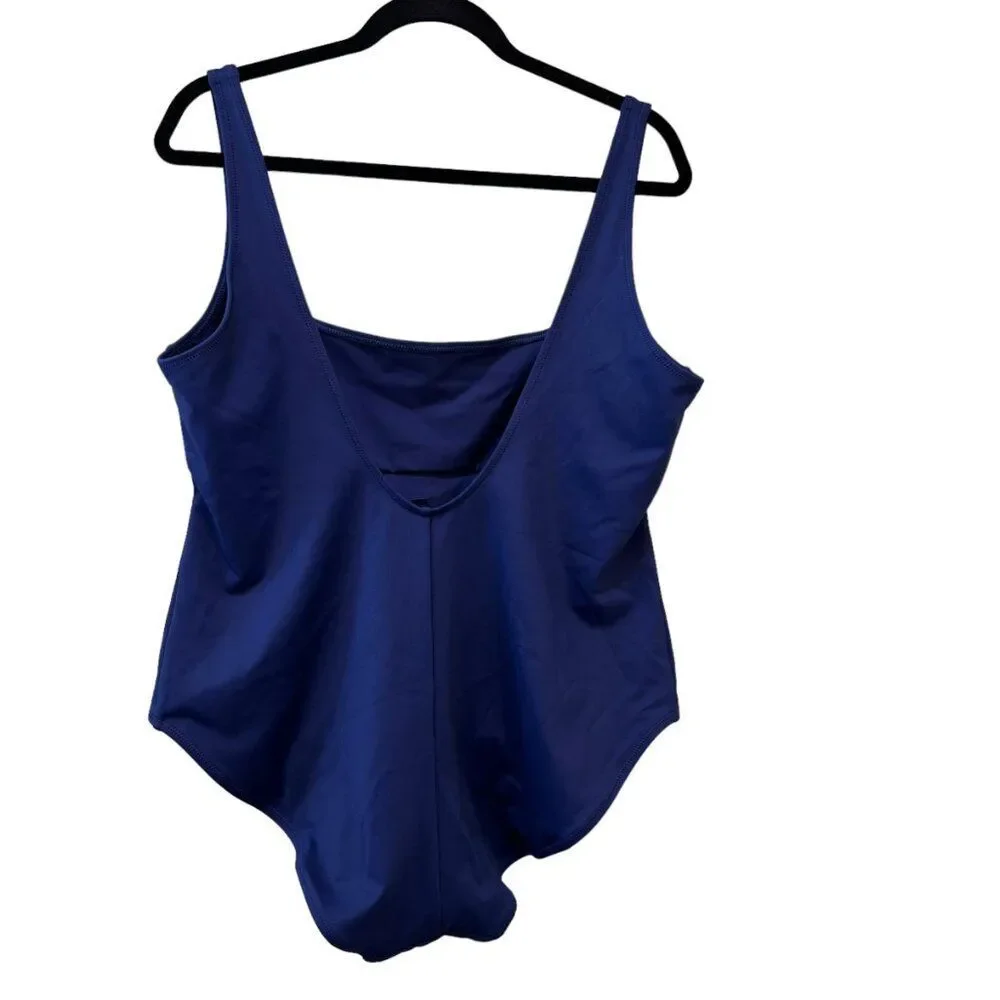 Skims One Piece Bathing Swim Suit Sculpting Women's Size‎ 3X Midnight Blue Beach
